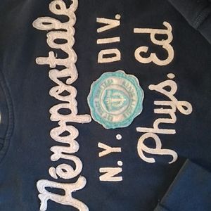Aeropostale Hoodie size Y L Dark Blue